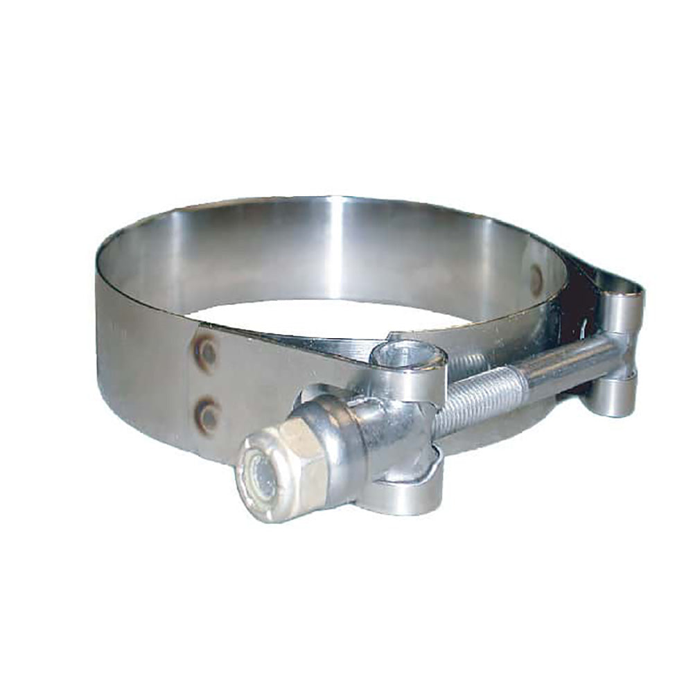 Collier de serrage en T Trident Marine en acier inoxydable 316 - Bande 3/4 po - Plage de serrage 4,28 à 4,59 po - Paquet de 10