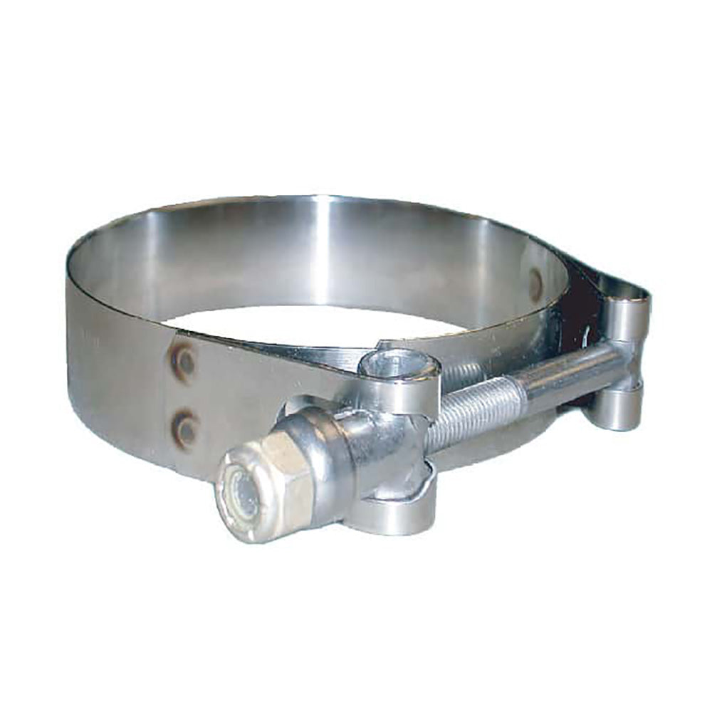 Collier de serrage en T Trident Marine en acier inoxydable 316 - Bande 3/4" - Plage de serrage 5,37" à 5,94" - Paquet de 10