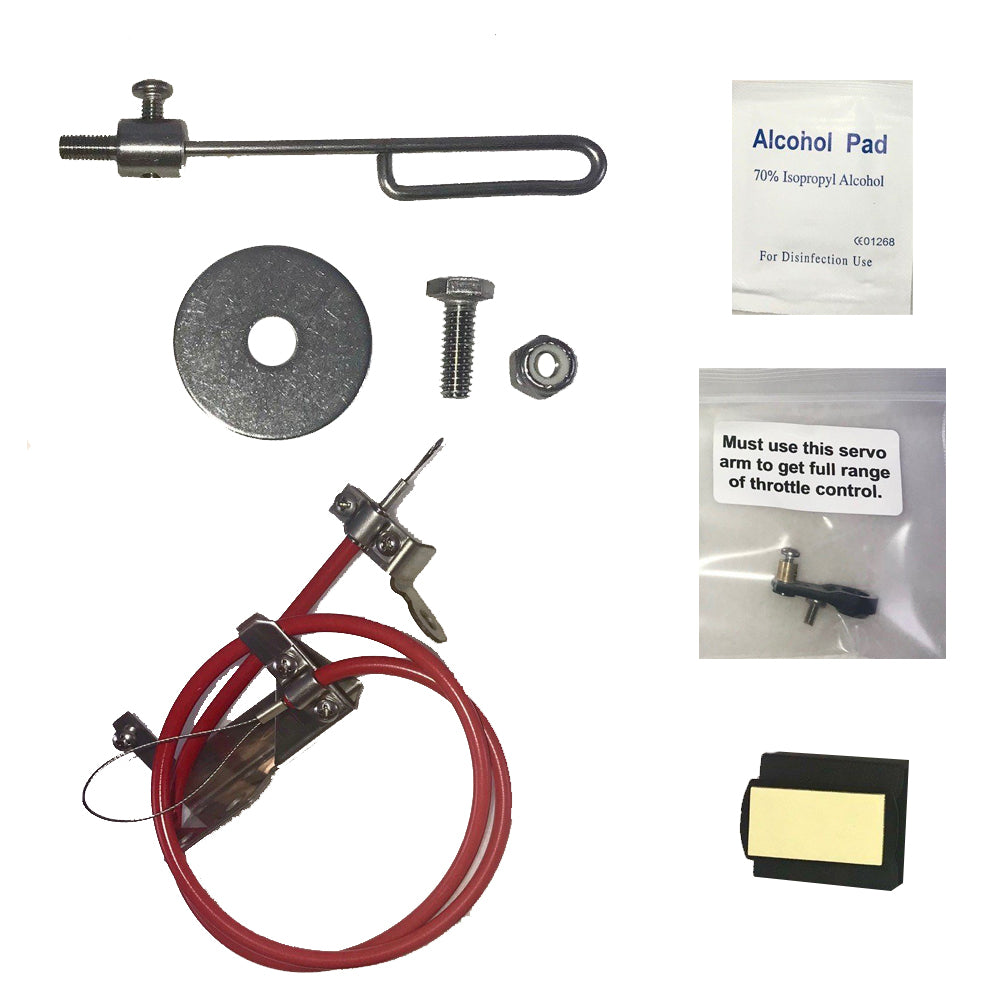 TROLLMaster Mercury 15, 20 EFI remote throttle and tiller accessories for Tohatsu 9.9, 15, 20 EFI models, 2018-present.