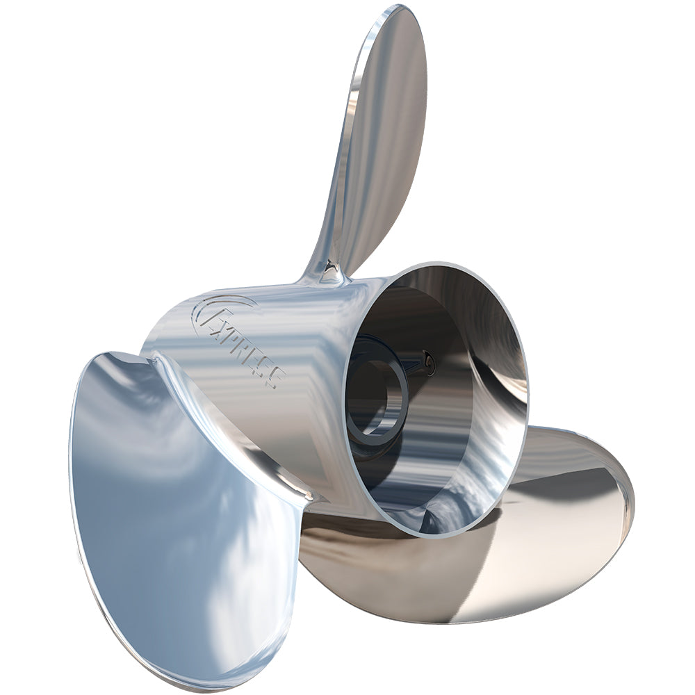 Turning Point Express Mach3 right-hand stainless steel 3-blade boat propeller, 14.25" diameter, 17" pitch.