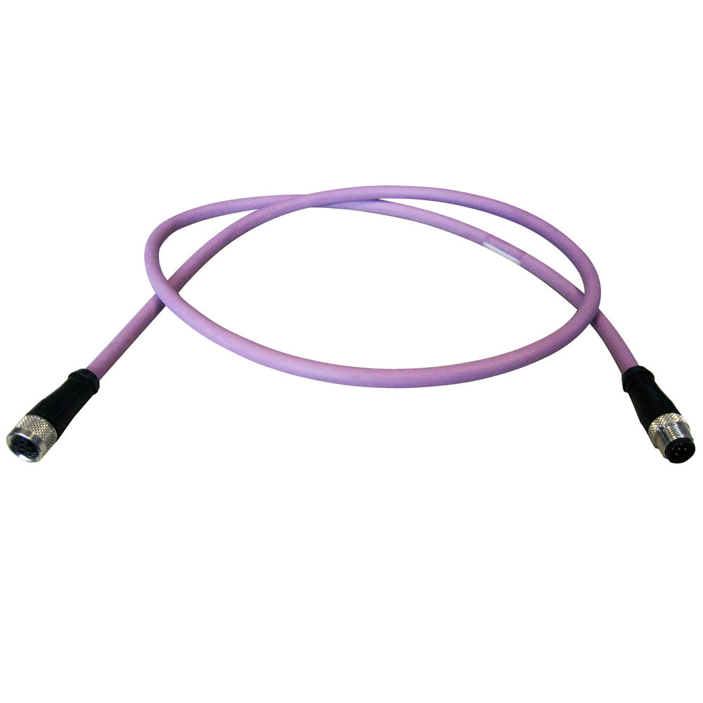 UFlex USA Power A CAN-1 network connection cable for engine controls, 3.3 feet, with black wiring and connector ends.