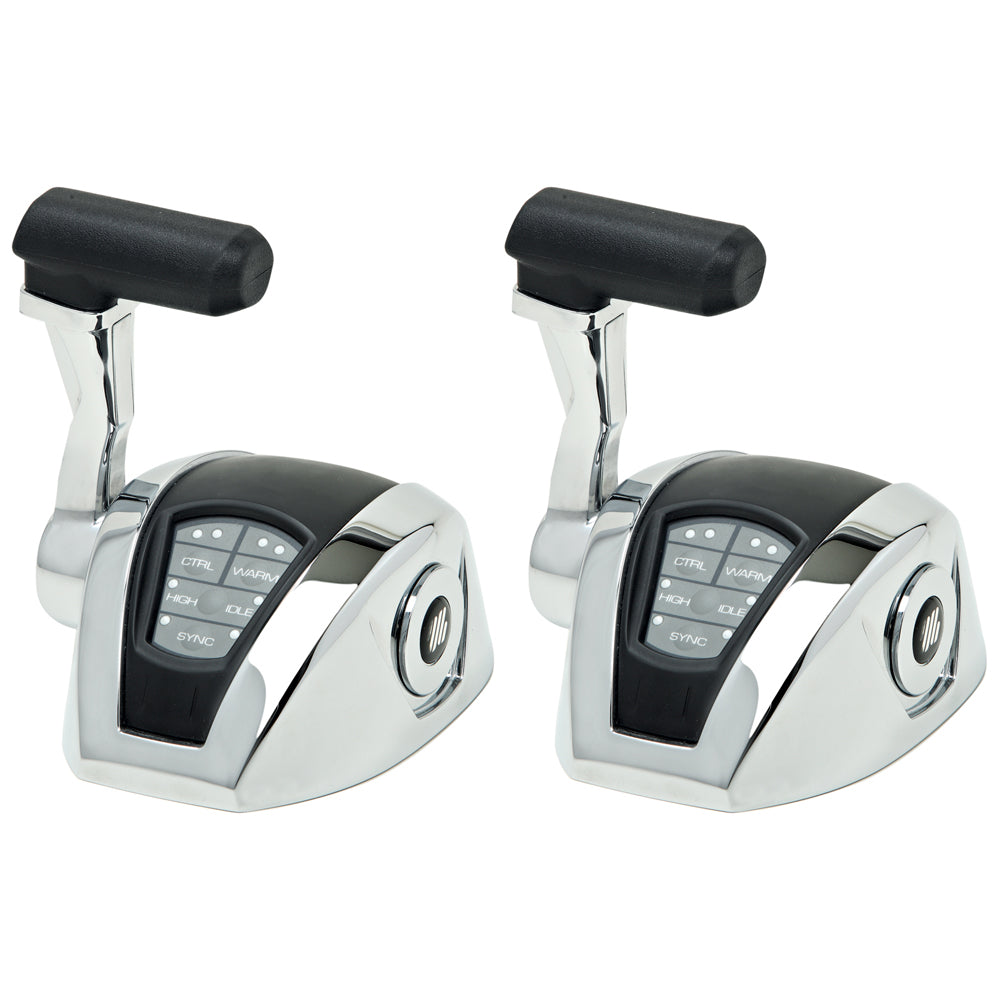 UFlex Power A electronic control package for single engine dual station with mechanical throttle and electronic shift.