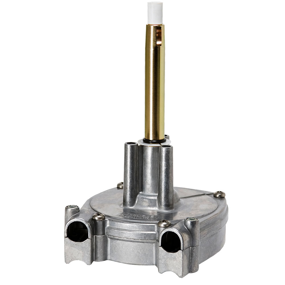Uflex USA T71FC single cable rotary steering helm for boat steering systems, black control with cable connection.