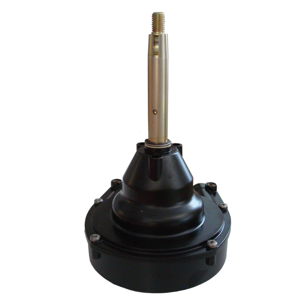 Uflex USA T91 single rotary steering helm for boat steering systems, shown with control knob and mounting features.
