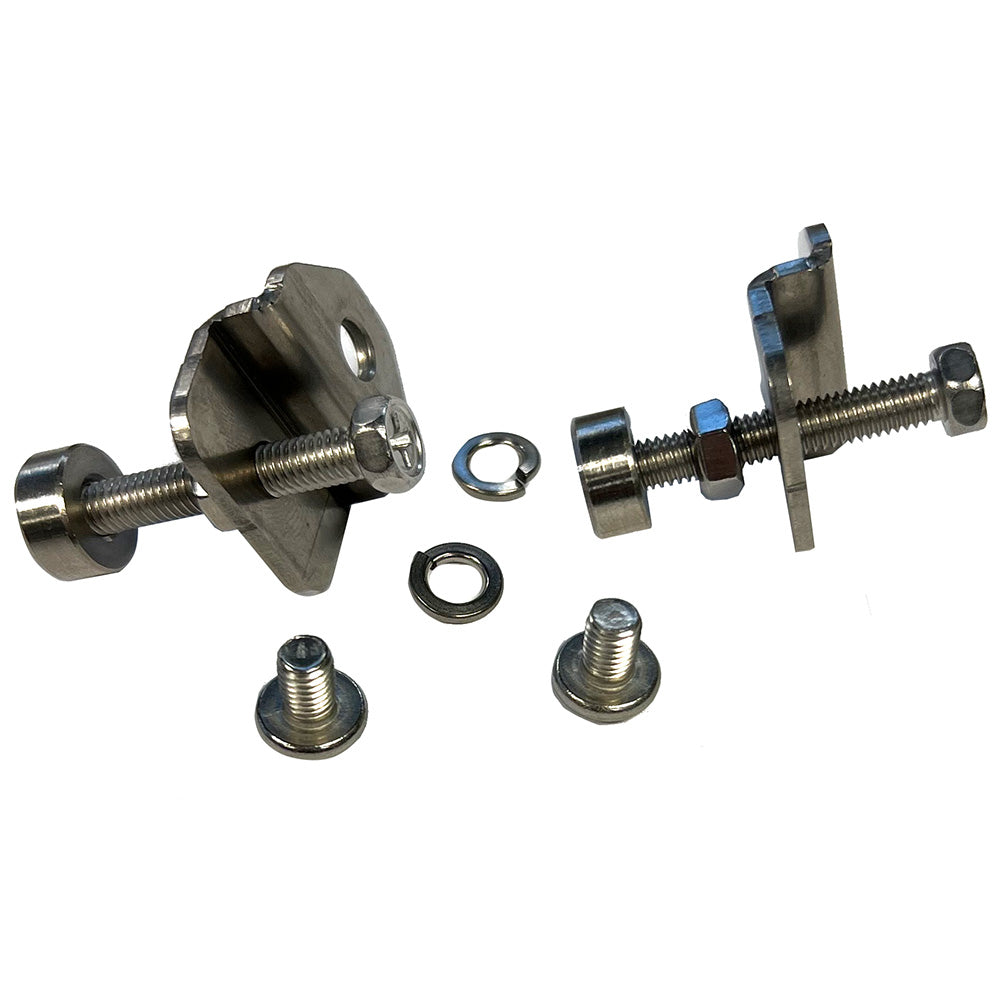 Uniden FMB323 flush mount accessory for UM725 Series radios, shown on white background with mounting components.