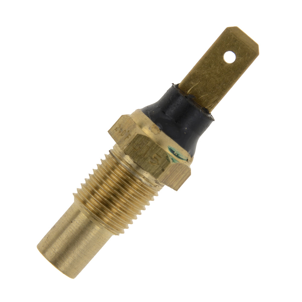 VDO Temperature Sender 240°F for gauges, 1/8-27 NPTF threaded fitting, automotive gauge accessory.