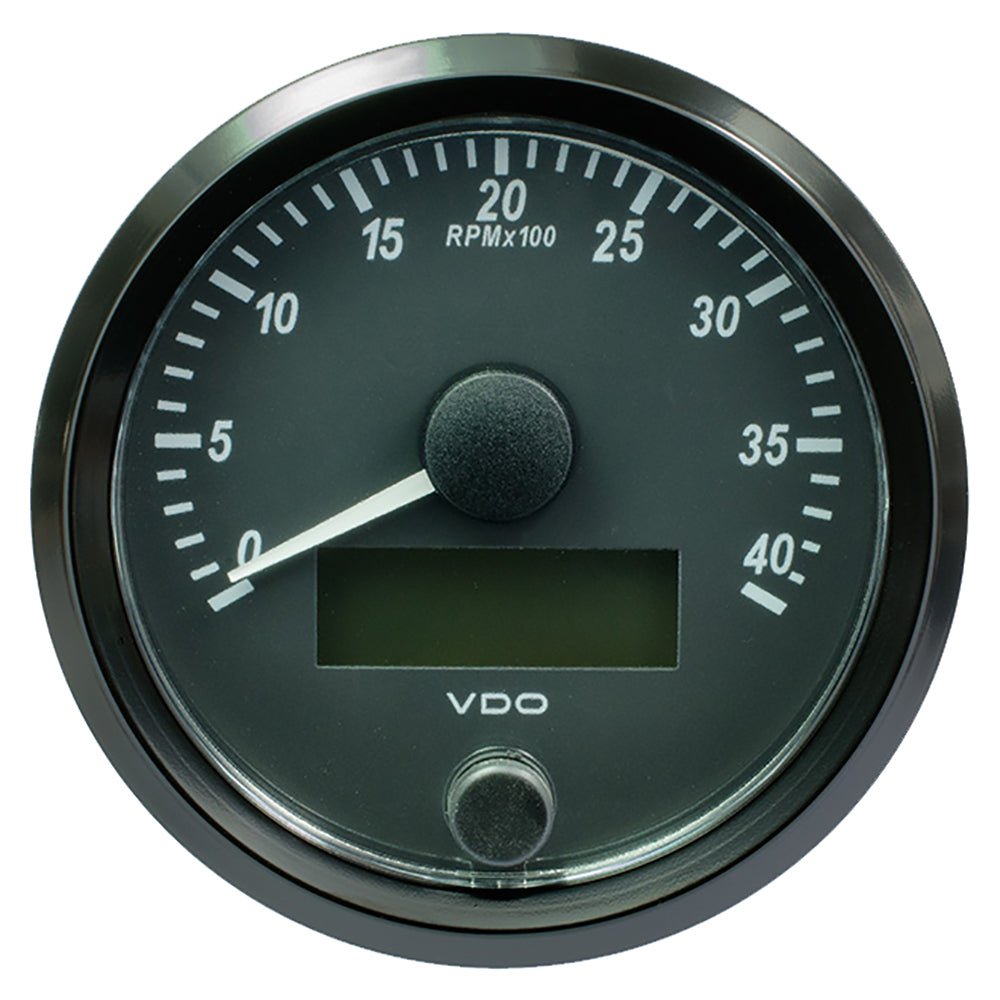 Tachymètre VDO SingleViu 80 mm (3-1/8") - 4 000 tr/min
