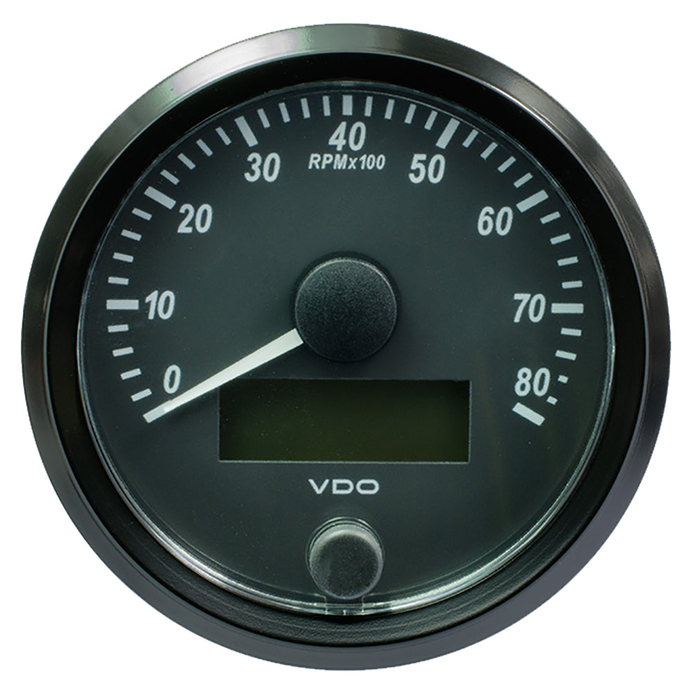 Tachymètre VDO SingleViu 80 mm (3-1/8") - 8 000 tr/min