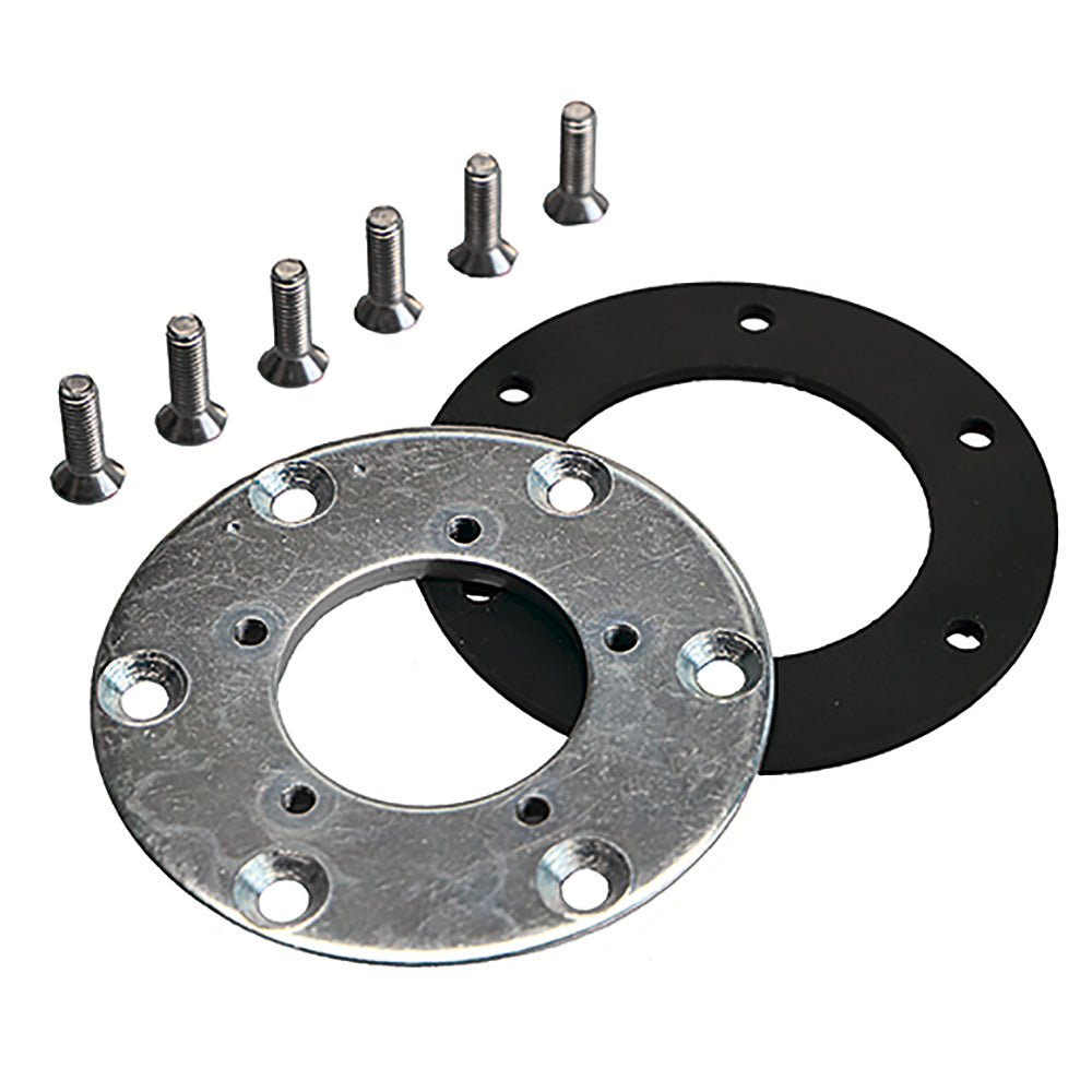 Veratron Flange Adapter Kit for gauge accessories, featuring metal fittings and connectors for secure installation.