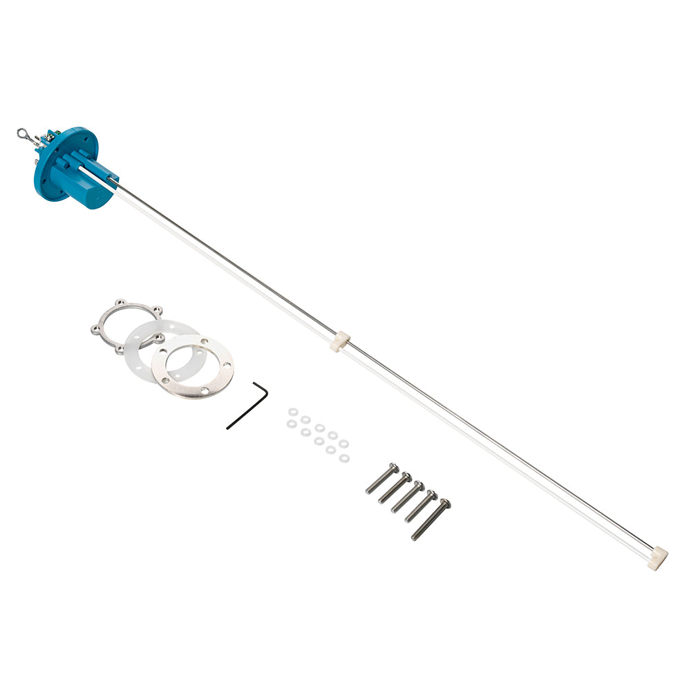 Veratron Fresh Water Level Sensor with sealing kit, 80-600mm length, 12-24V, 4-20mA gauge accessory for water level measurement.