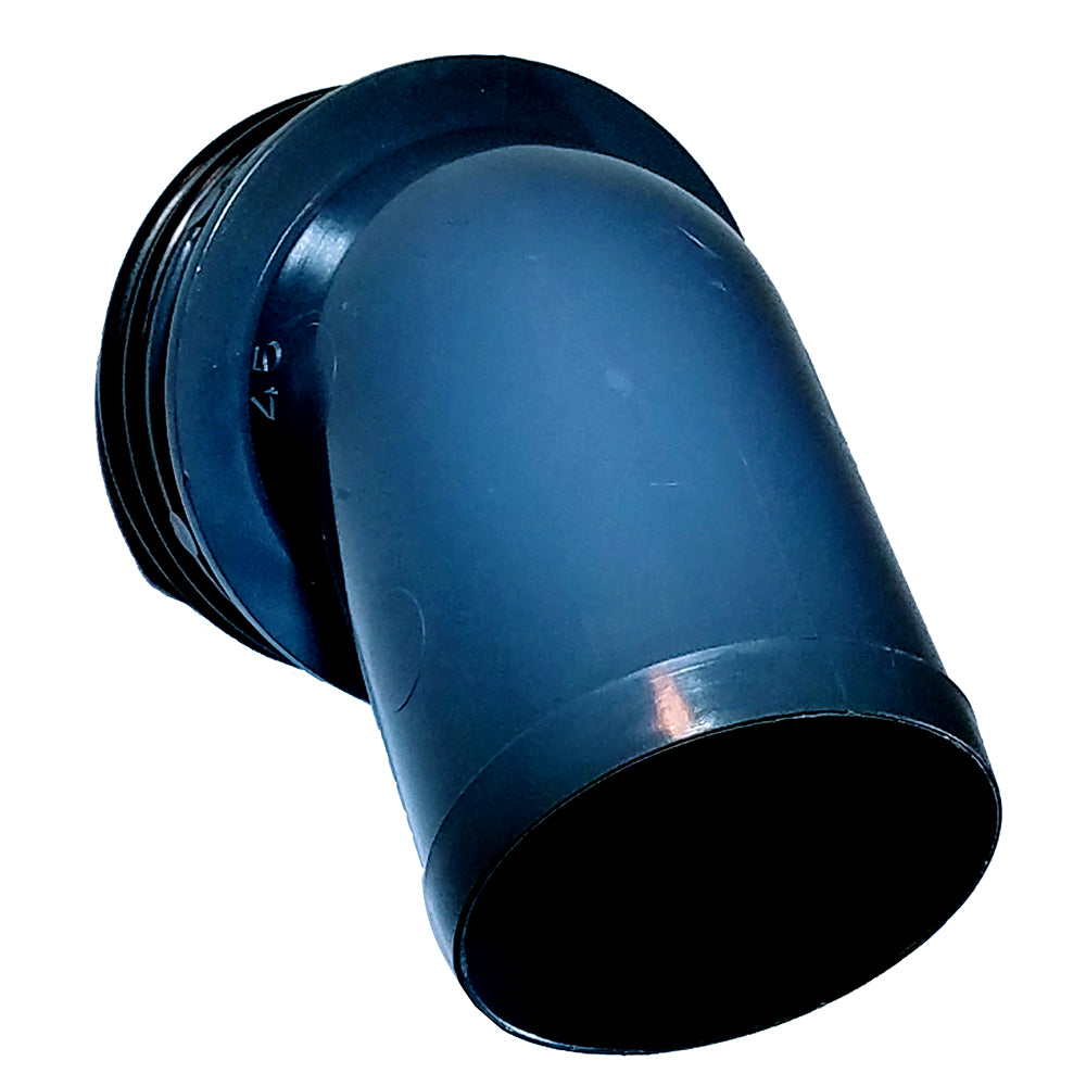 VETUS rotating hose connection for bow thrusters, 45mm size, designed for LP, LSS, NLP models, used on boat propulsion systems.