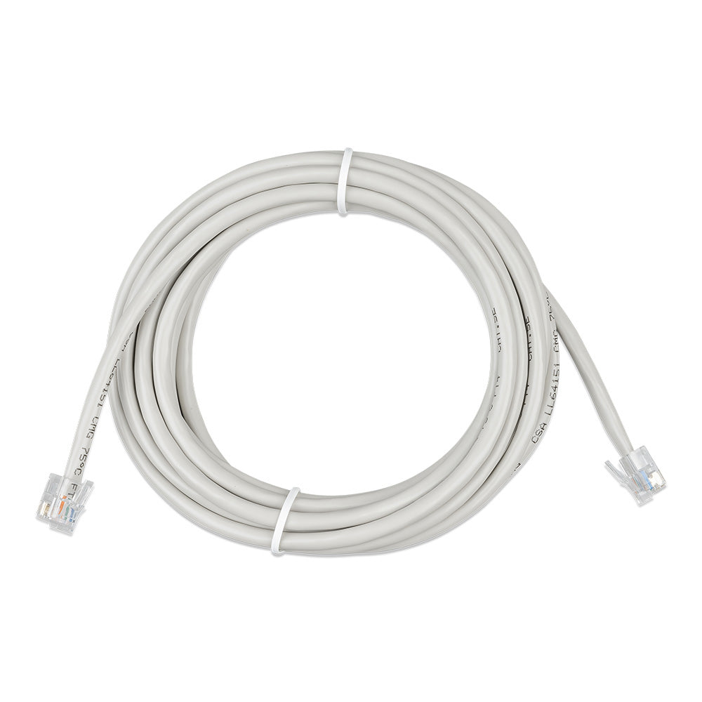 Victron Energy RJ12 UTP cable, 0.3 meters, accessory for communication and wiring in electrical systems.
