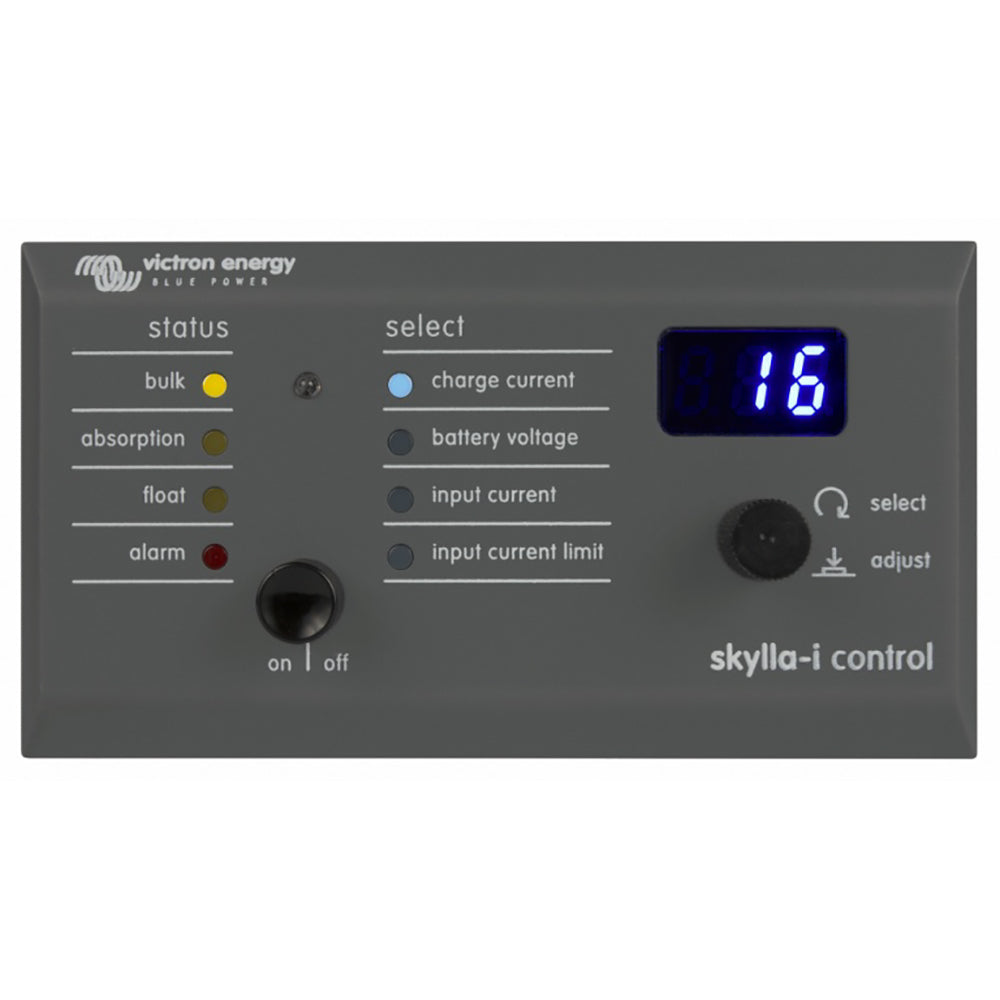 Victron Energy Skylla-i Control GX remote panel for Skylla charger, accessory for monitoring and controlling charging system.