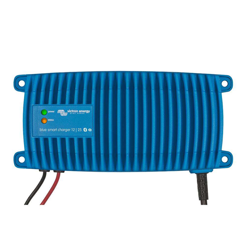 Victron BlueSmart IP67 Battery Charger 12/25V for outdoor use, UL approved, durable and waterproof for versatile charging.