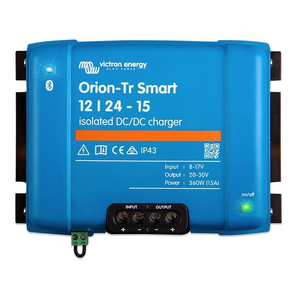 Victron Orion-TR Smart DC-DC 12/24V 15A isolated battery charger and power supply from Victron Energy.