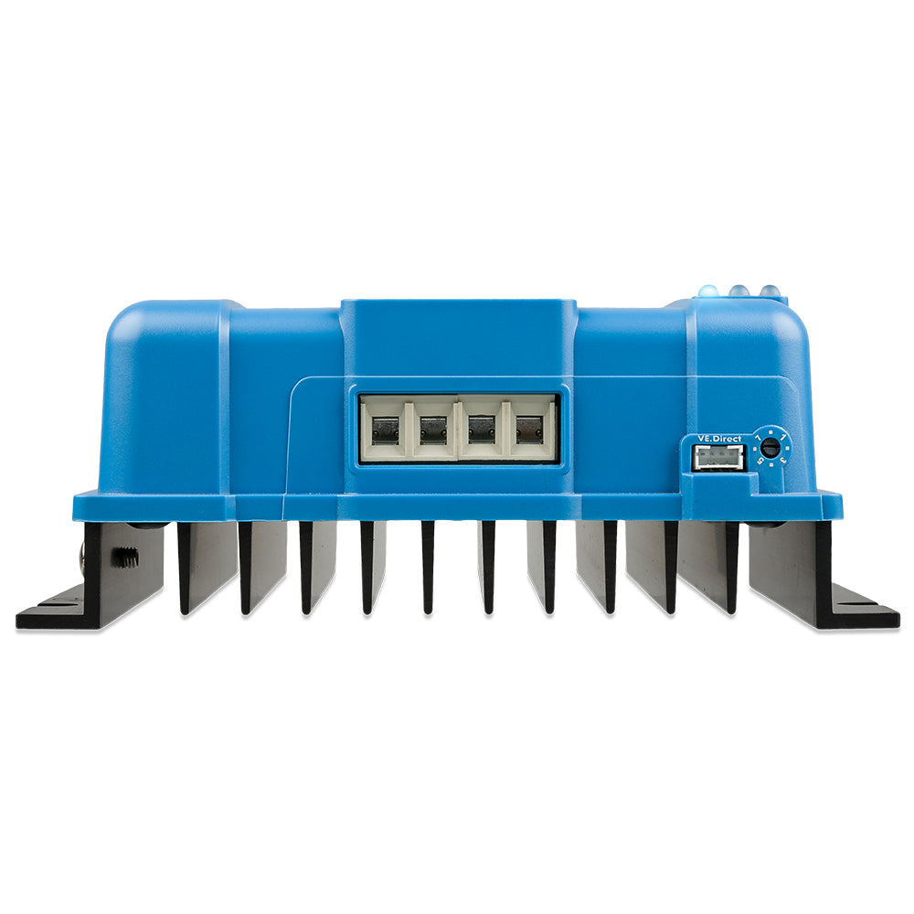 Victron SmartSolar MPPT Charge Controller for batteries, 100V, 30AMP, with digital display and UL approval from Victron Energy.