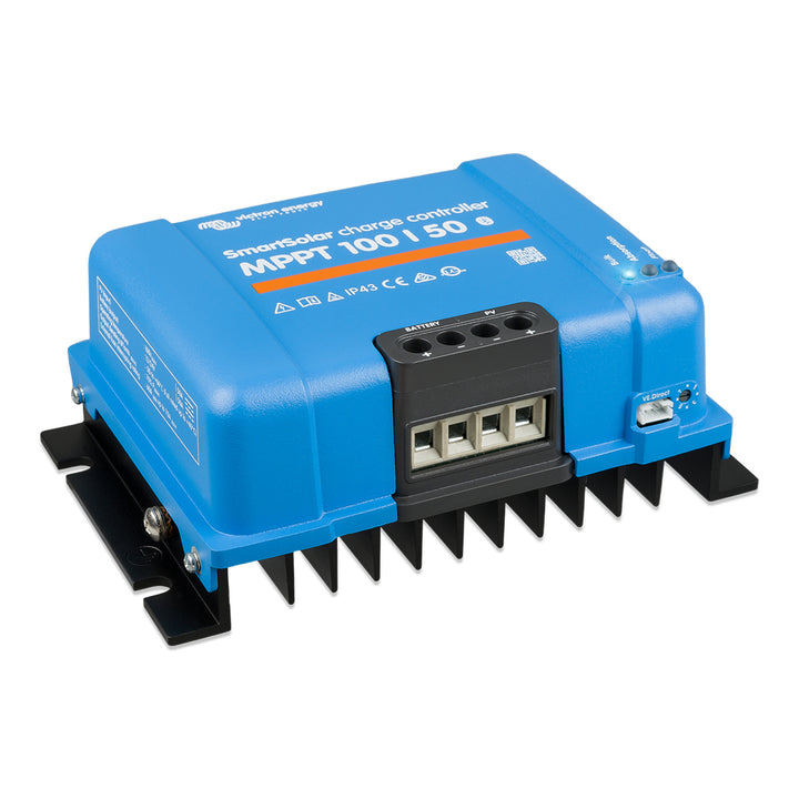 Victron SmartSolar MPPT Charge Controller for batteries, 100V, 50AMP, energy-efficient solar power management device