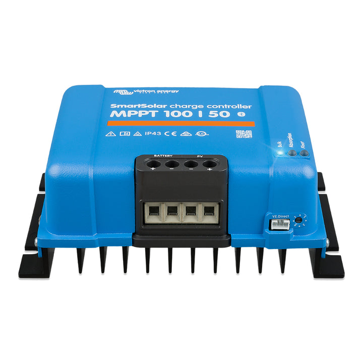 Victron SmartSolar MPPT Charge Controller for batteries, 100V 50AMP, energy-efficient solar charge management by Victron Energy