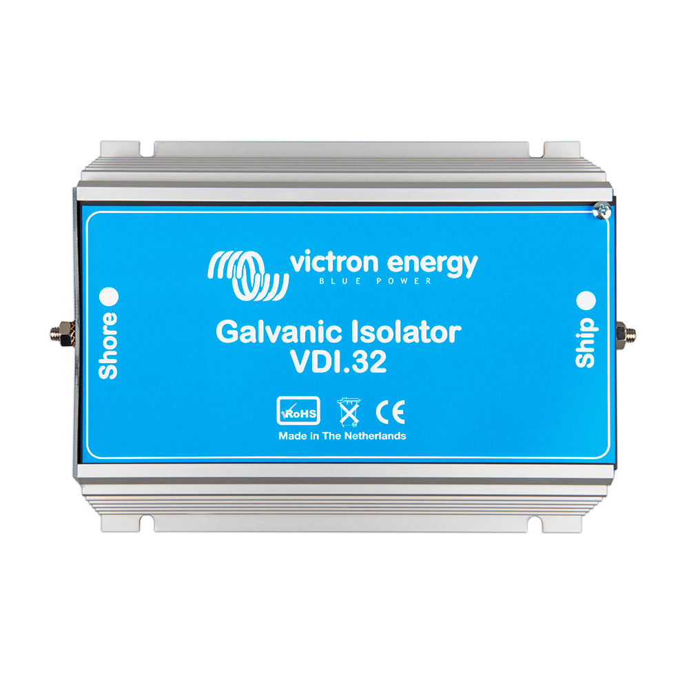 Victron Galvanic Isolator VDI-32A waterproof battery isolator with potted design, 32A max current, for marine and RV electrical systems