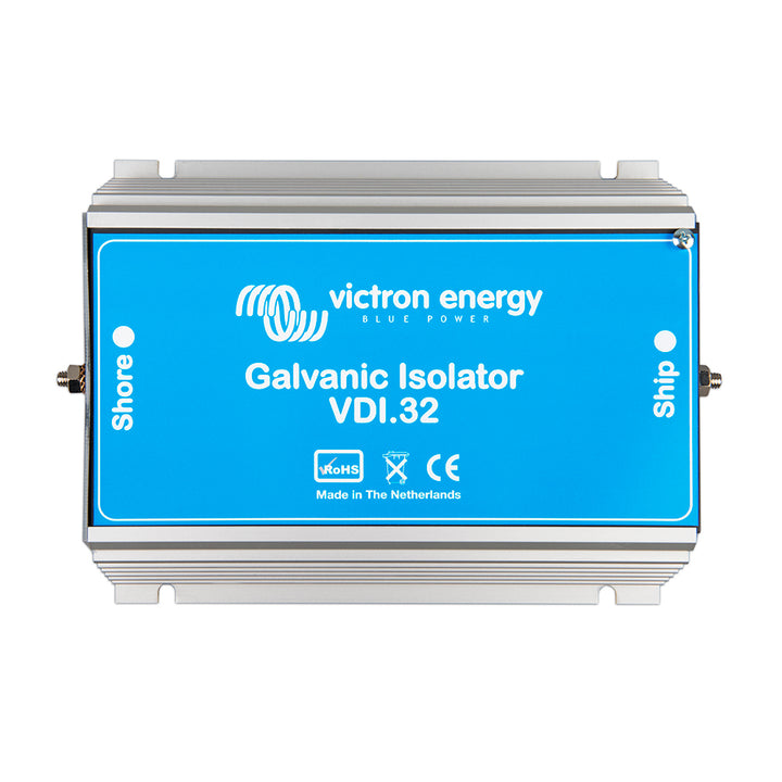 Victron Galvanic Isolator VDI-32A waterproof battery isolator with potted design, 32A max current, for marine and RV electrical systems