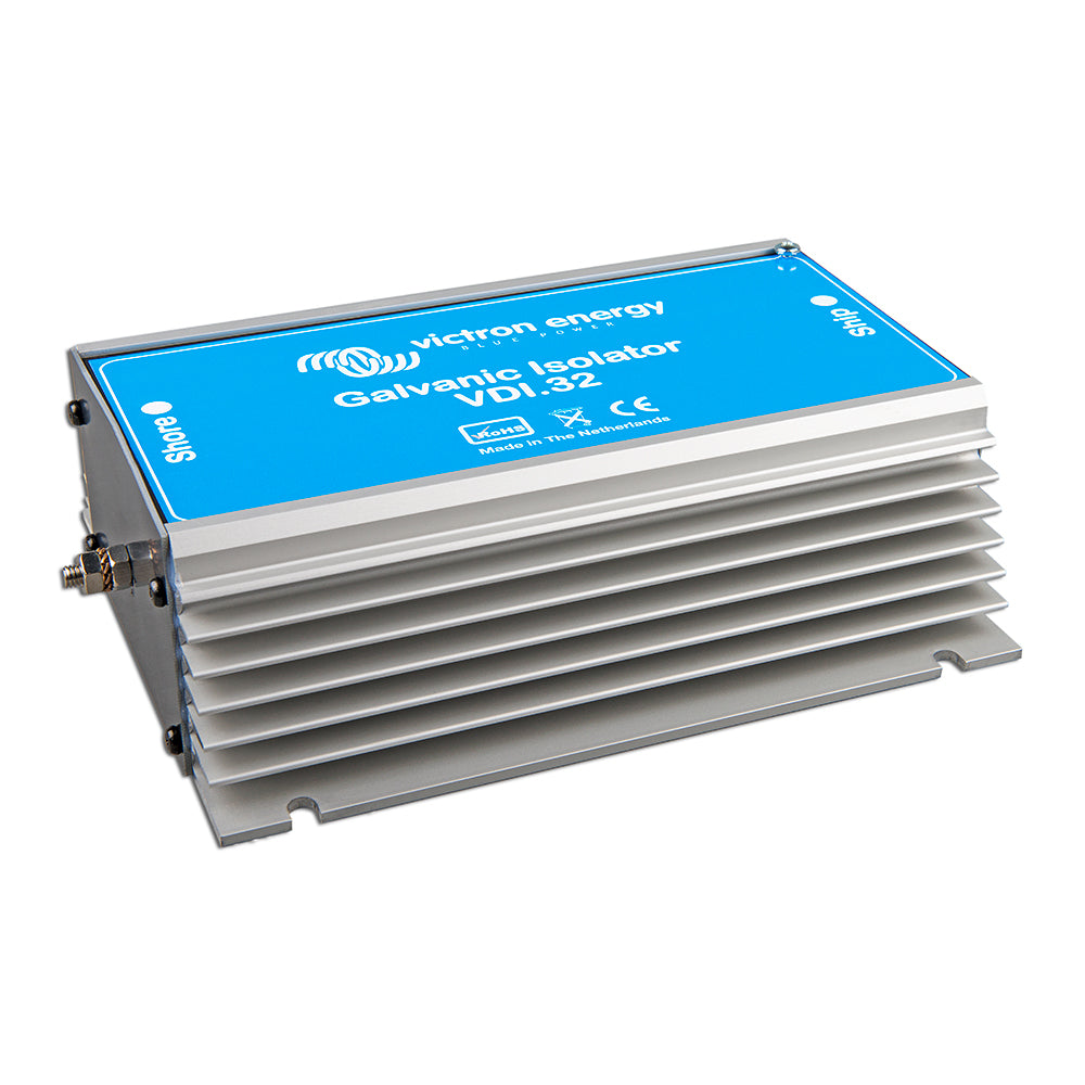 Victron Energy VDI-32A galvanic isolator for battery systems, waterproof and potted, designed for 32A maximum current.