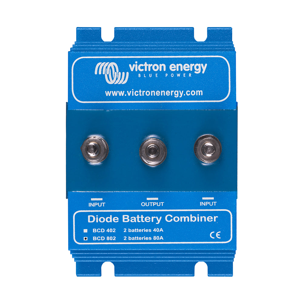 Victron Energy Argo Diode Battery Combiner 80AMP for managing two batteries in a battery management system.
