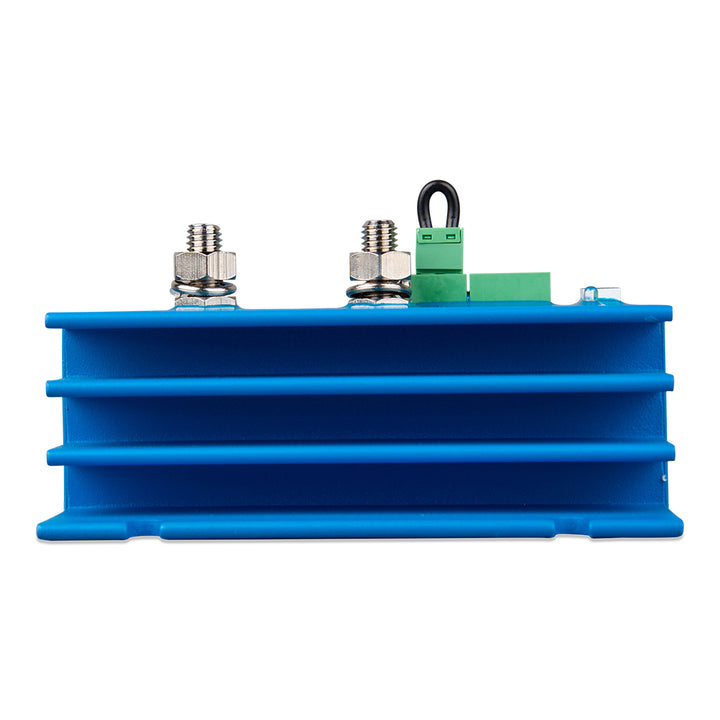 Victron Smart BatteryProtect battery management device with Bluetooth, 220AMP, 6-35VDC, used for protecting batteries in energy systems.