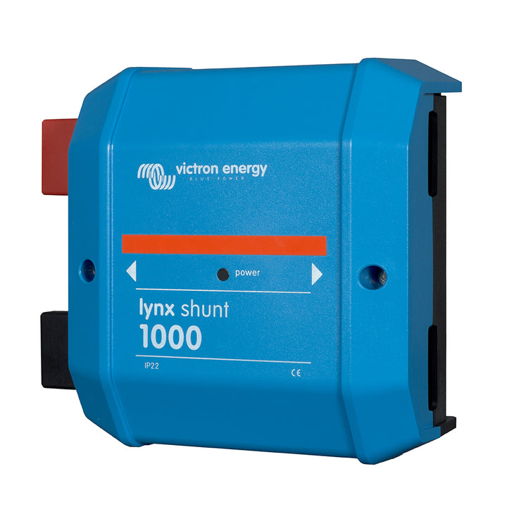Victron Energy Lynx Shunt VE Can fuse block with multiple fuse slots for secure electrical connections and circuit protection.