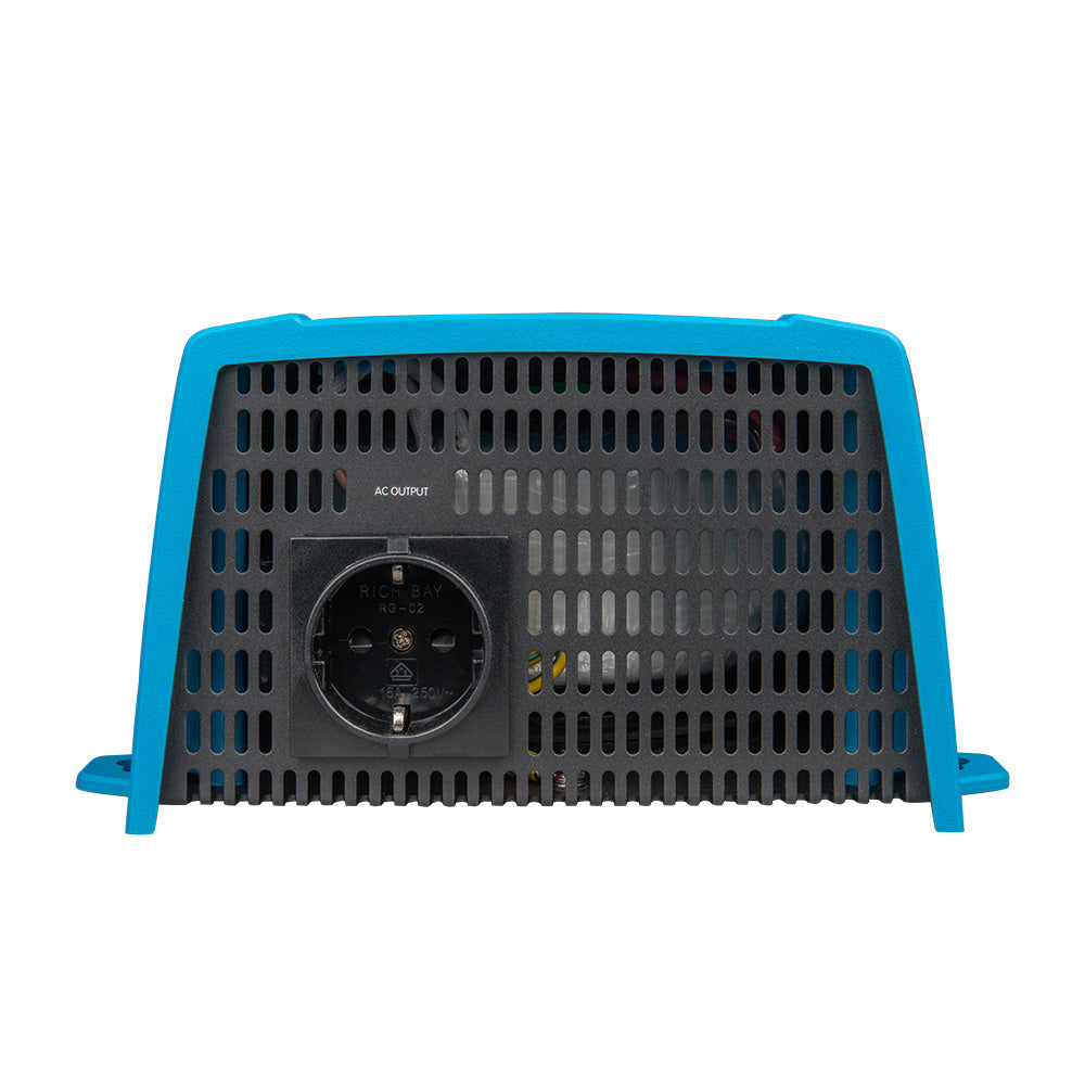 Victron Energy Phoenix inverter VE.Direct 12V DC, 1200VA, 120V output, compact inverter for solar and backup power systems.