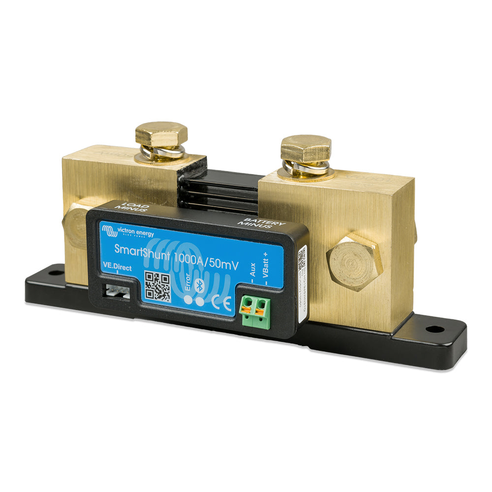 Victron SmartShunt 1000AMP Bluetooth smart battery shunt for monitoring battery performance and current flow in a vehicle or system