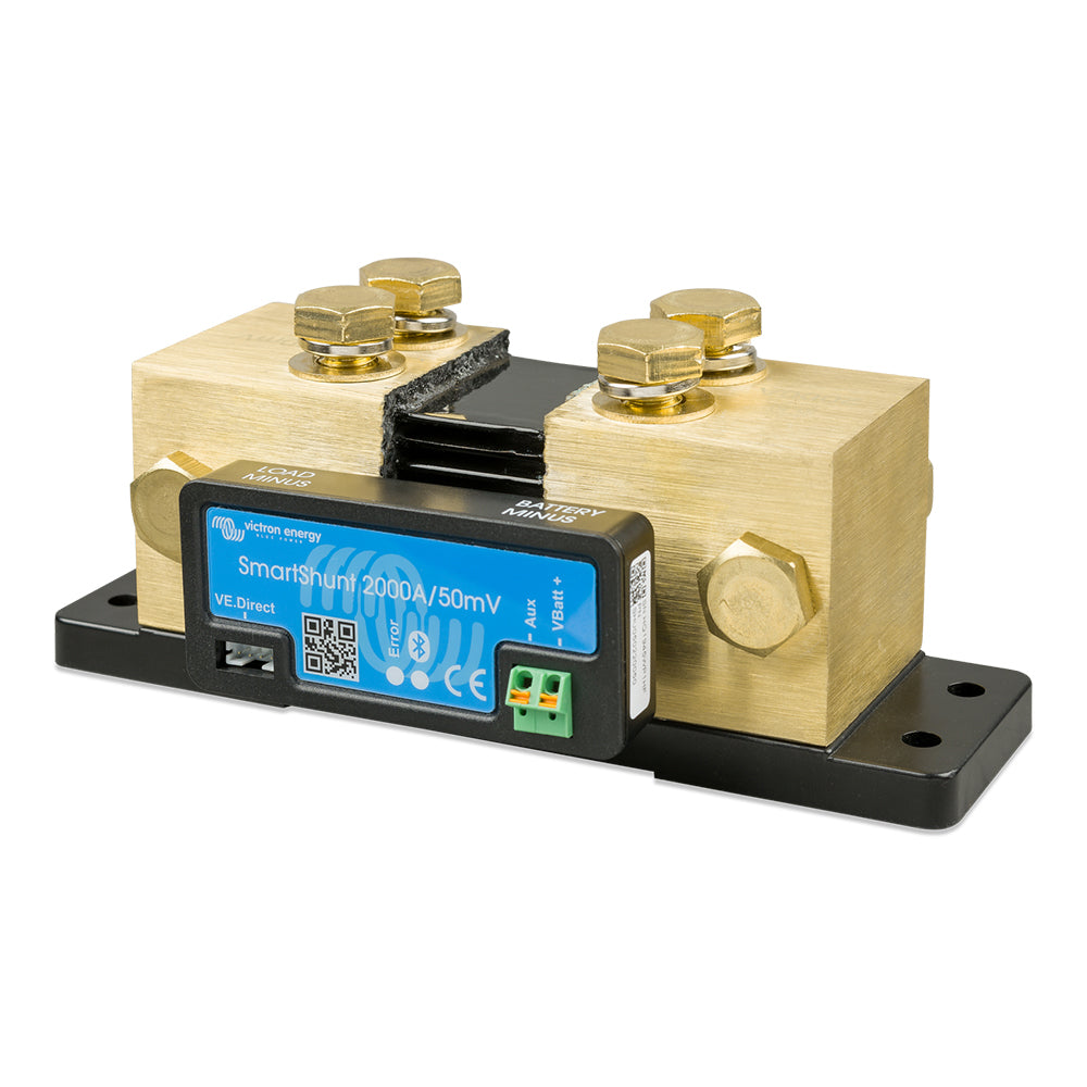 Shunt de batterie intelligent Bluetooth Victron SmartShunt 2000 A/50 MV