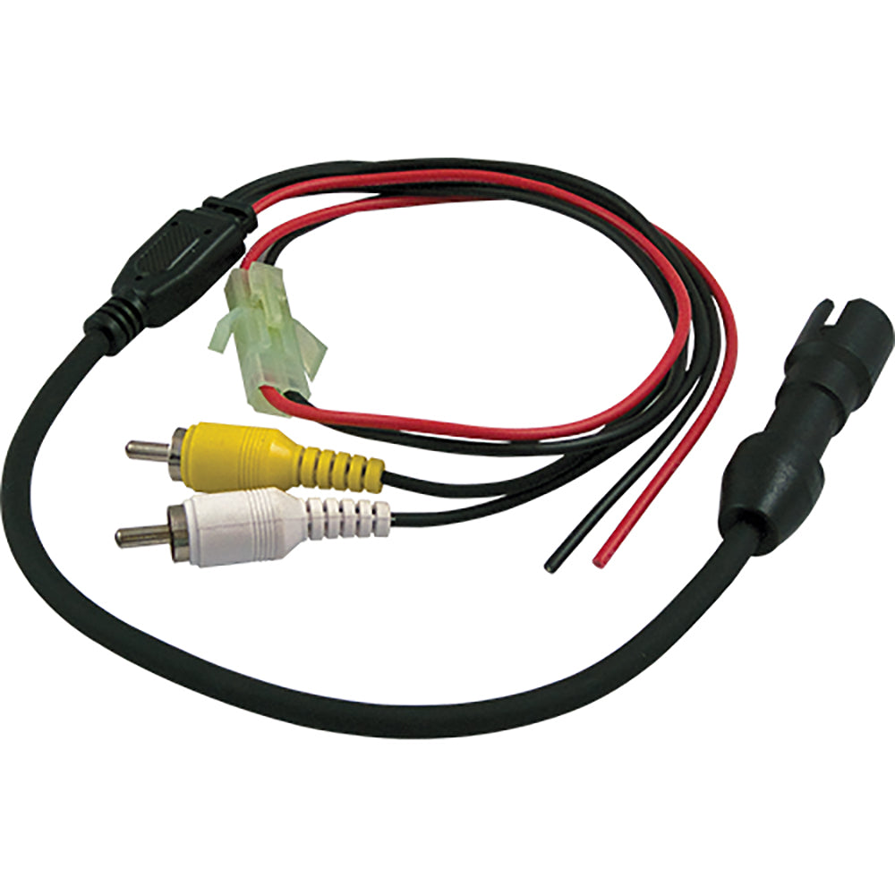 Voyager RCA to CEC connector for cameras and monitors, showing a close-up of the black adapter with RCA and CEC ports.