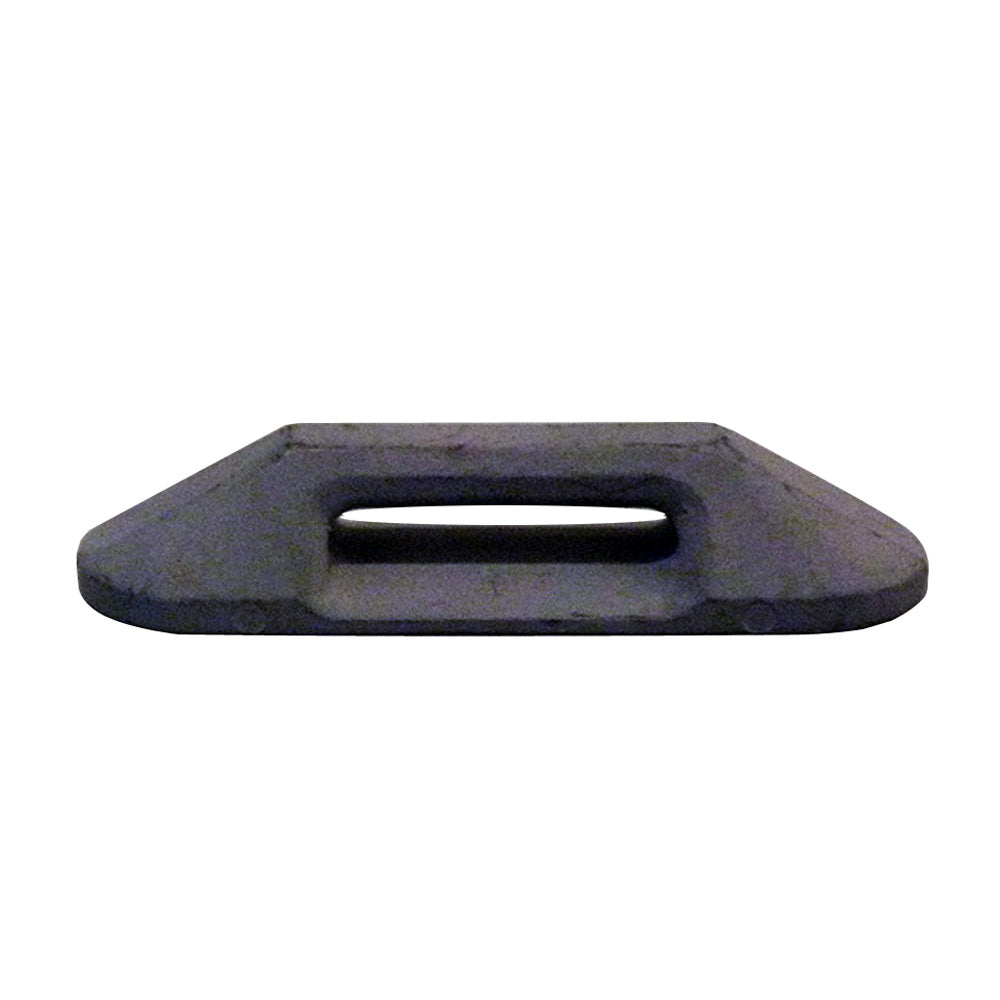 Set of six Weld Mount AT-113B large black footman&