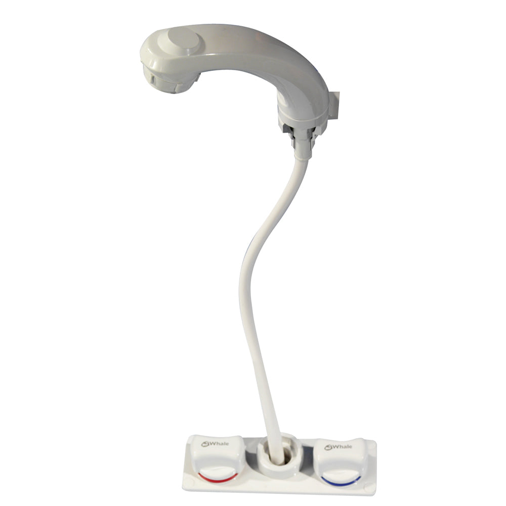 Whale Marine Elegance combination pull-out mixer faucet with shower attachment, marine-grade accessories for kitchen or bathroom.