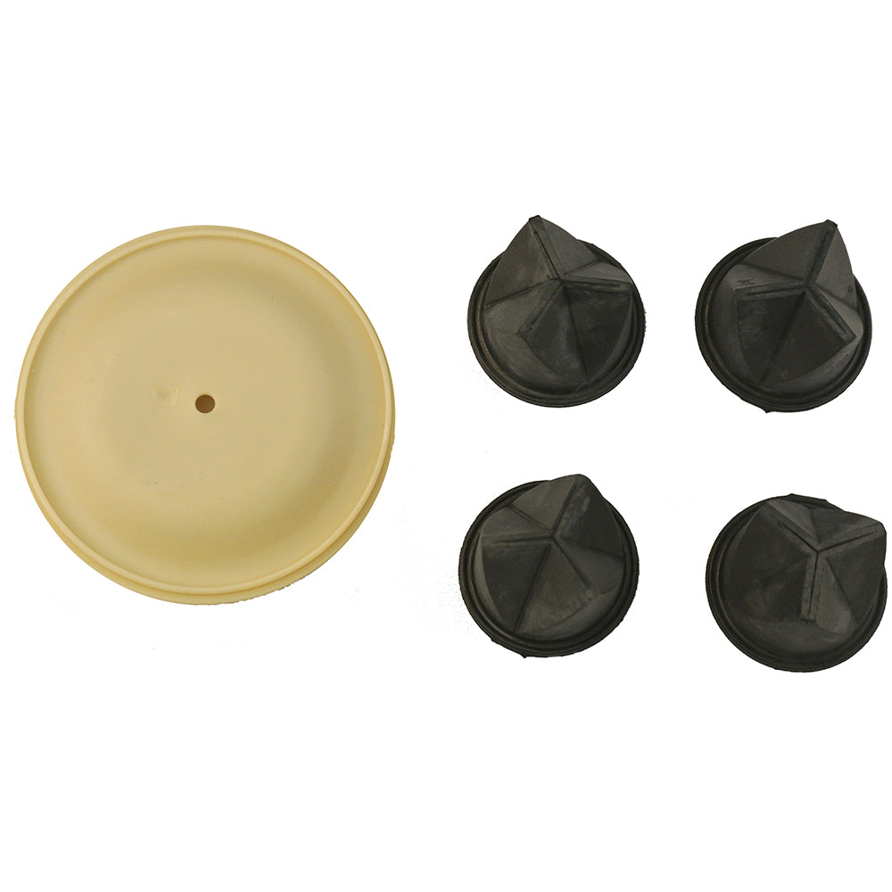 Whale Marine Gulper Service Kit with diaphragm and valves for marine bilge pump maintenance, accessories for effective bilge pumping.
