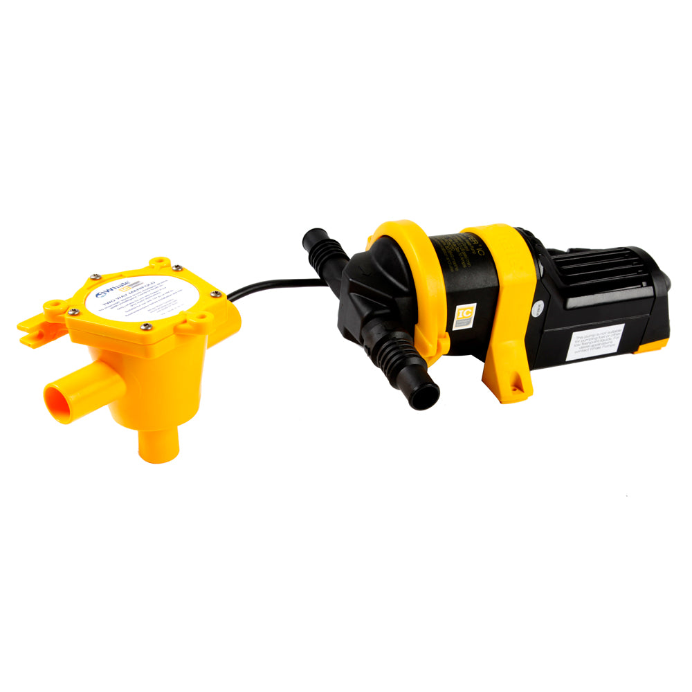 Whale Grey IC Waste Pump 12V bilge pump from Whale Marine, designed for marine waste removal and bilge pumping.