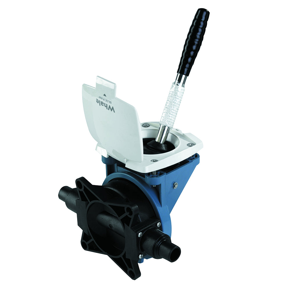 Whale Marine Gusher Urchin manual bilge pump mounted through deck or bulkhead for marine bilge water removal.