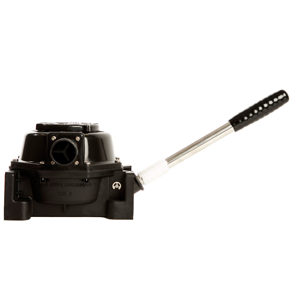 Whale MK5 Universal Manual Bilge Pump from Whale Marine with handle and pump body for marine bilge pumping.