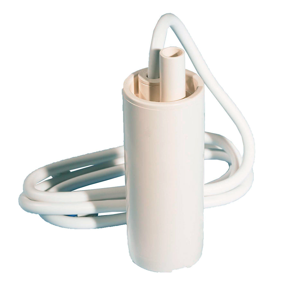 Whale Marine 12V standard submersible electric galley pump used for bilge water removal on boats.