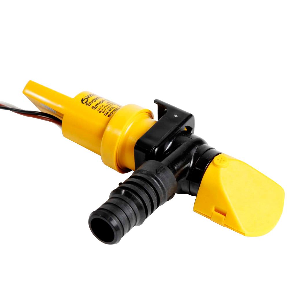 Whale Marine Supersub 12V 650GPH low profile automatic bilge pump installed in a boat&