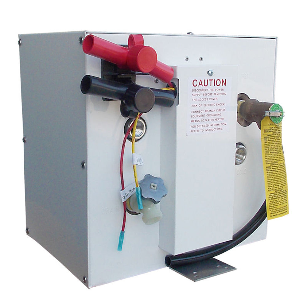 Whale Marine 3-Gallon Hot Water Heater in white epoxy, 12V, 300W, compact marine hot water heater for boats.
