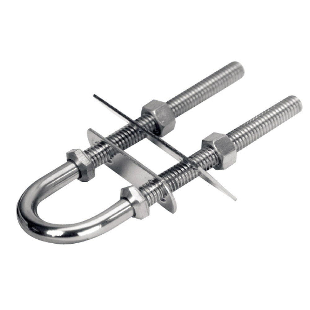 Whitecap white stern eye with 3/8-inch diameter and 3-7/16-inch length for boat hardware and marine rigging.