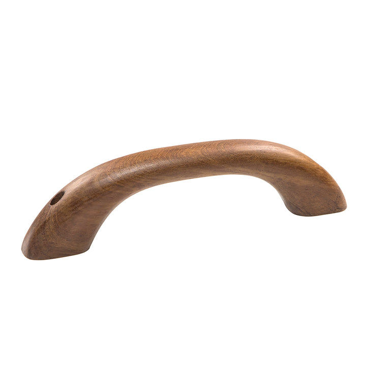 Whitecap teak grab handle measuring 9-3/4 inches, sturdy boat or marine hardware for secure gripping and handling.