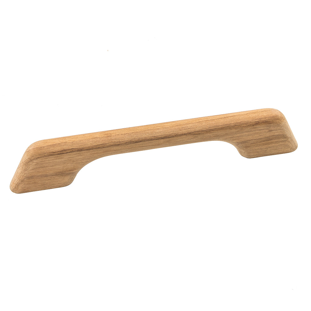 Whitecap teak grab handle with 1 loop, 13-inch length, mounted on a surface, designed for secure hand support.