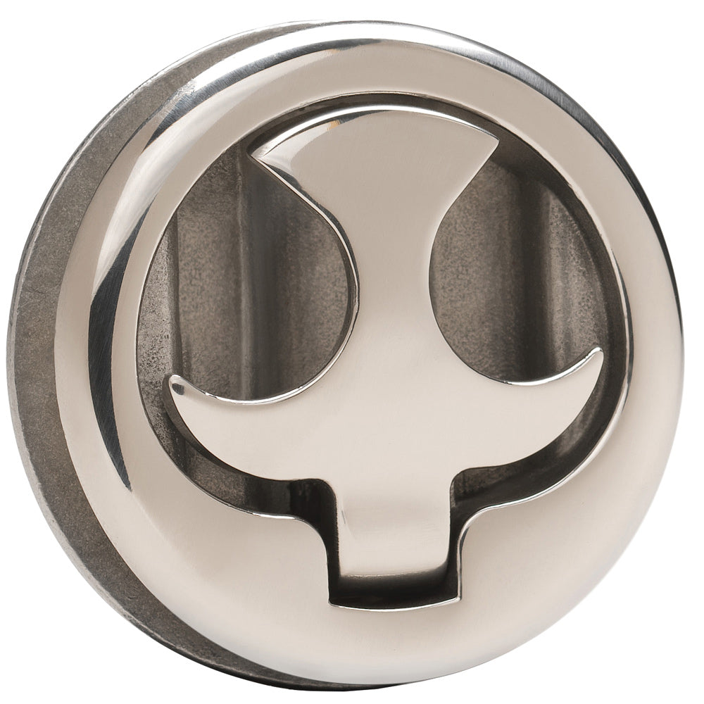 Whitecap Slam Latch in 316 stainless steel with bird handle, non-locking marine latch suitable for secure closures.