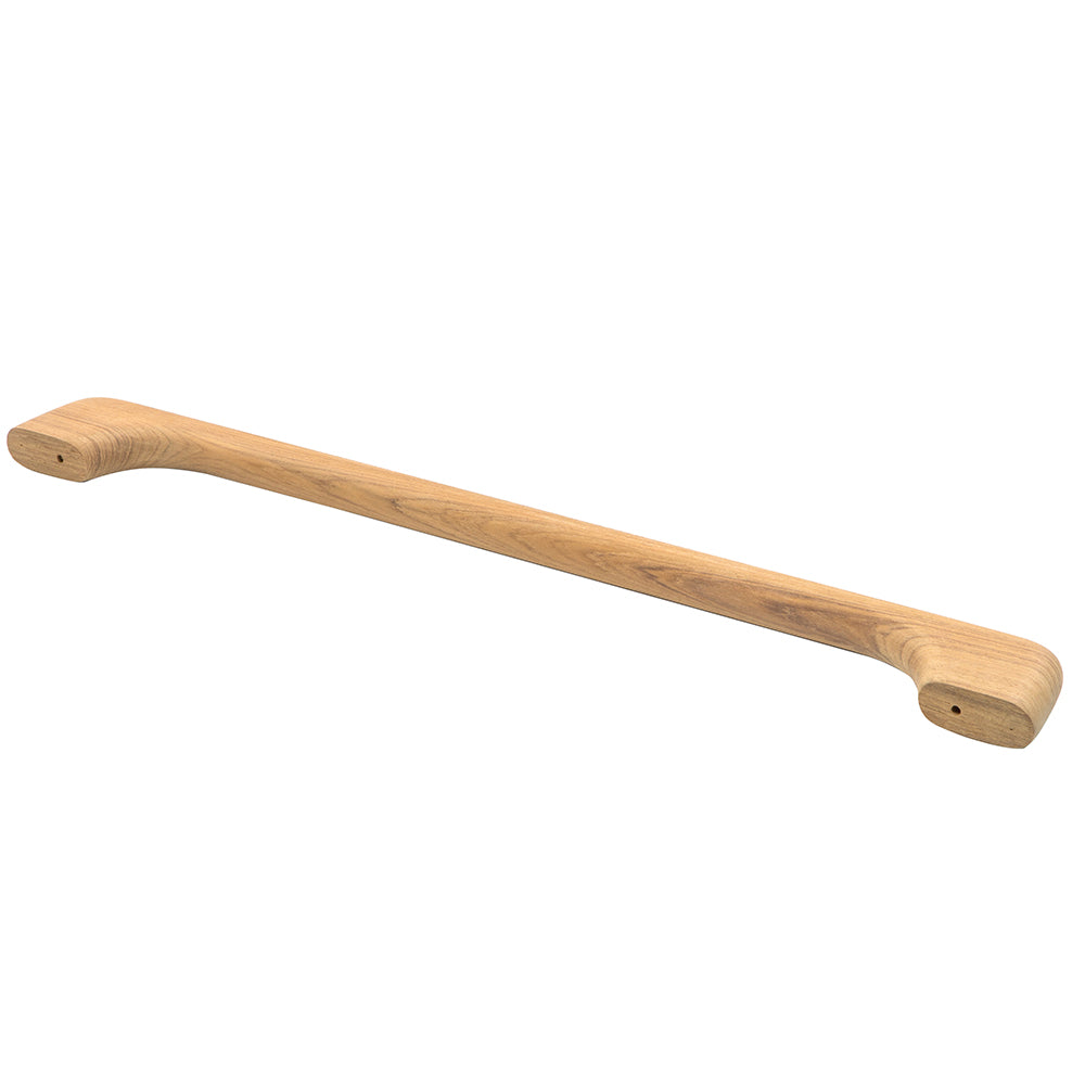 Whitecap teak long towel bar, 23 inches, made of durable teak wood, designed for bathroom or kitchen towel organization.