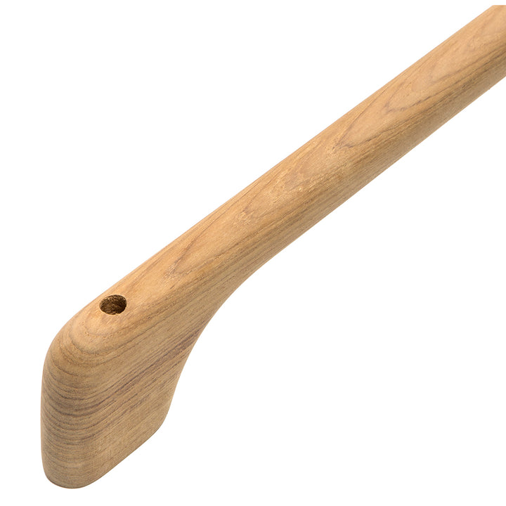 Whitecap teak long towel bar, 23 inches, durable teak wood with sleek white finish, ideal for bathroom or spa decor.