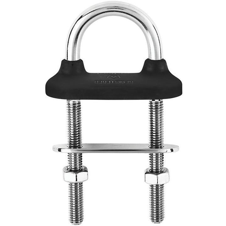 Wichard Marine black watertight U-bolt, 10mm diameter, 110mm length, corrosion-resistant marine accessories for secure fastening.