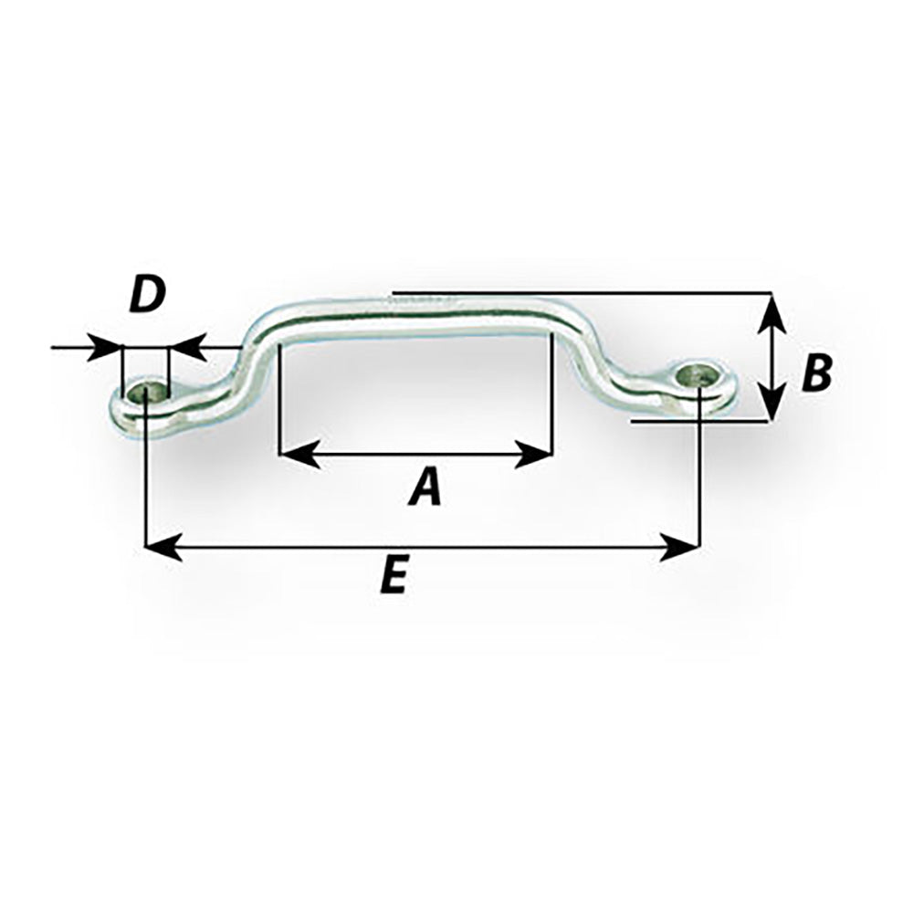 Sangle à œil Wichard - Diamètre 4 mm - 5/32" - Espacement 56 mm - 2-13/64"