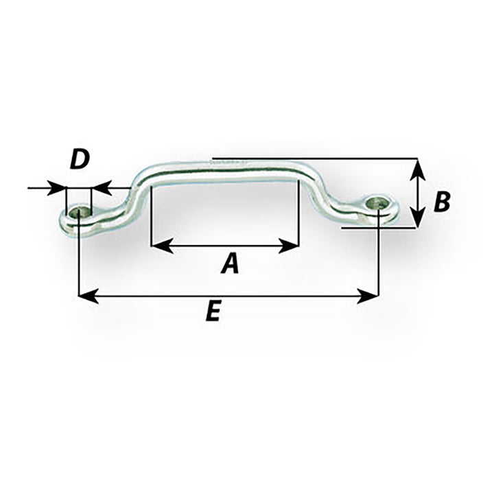 Sangle à œil Wichard - Diamètre 4 mm - 5/32" - Espacement 56 mm - 2-13/64"